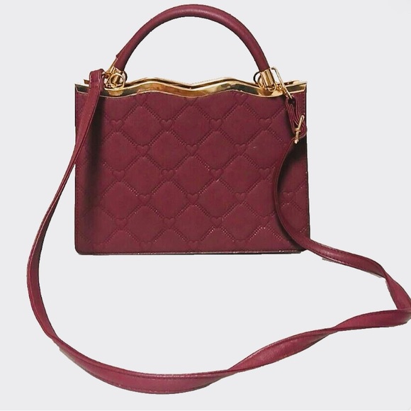 Elegant Burgundy Shoulder Bag - Picture 6 of 13